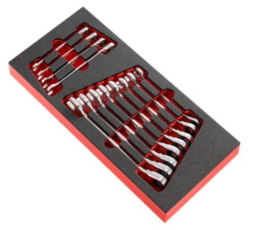 Facom module 12 anti-slip ringsteekratelsleutels 8-19mm