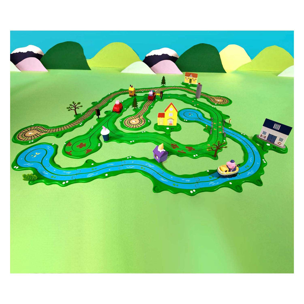 Spectron Peppa Pig saust herum - Peppas große große Welt Set