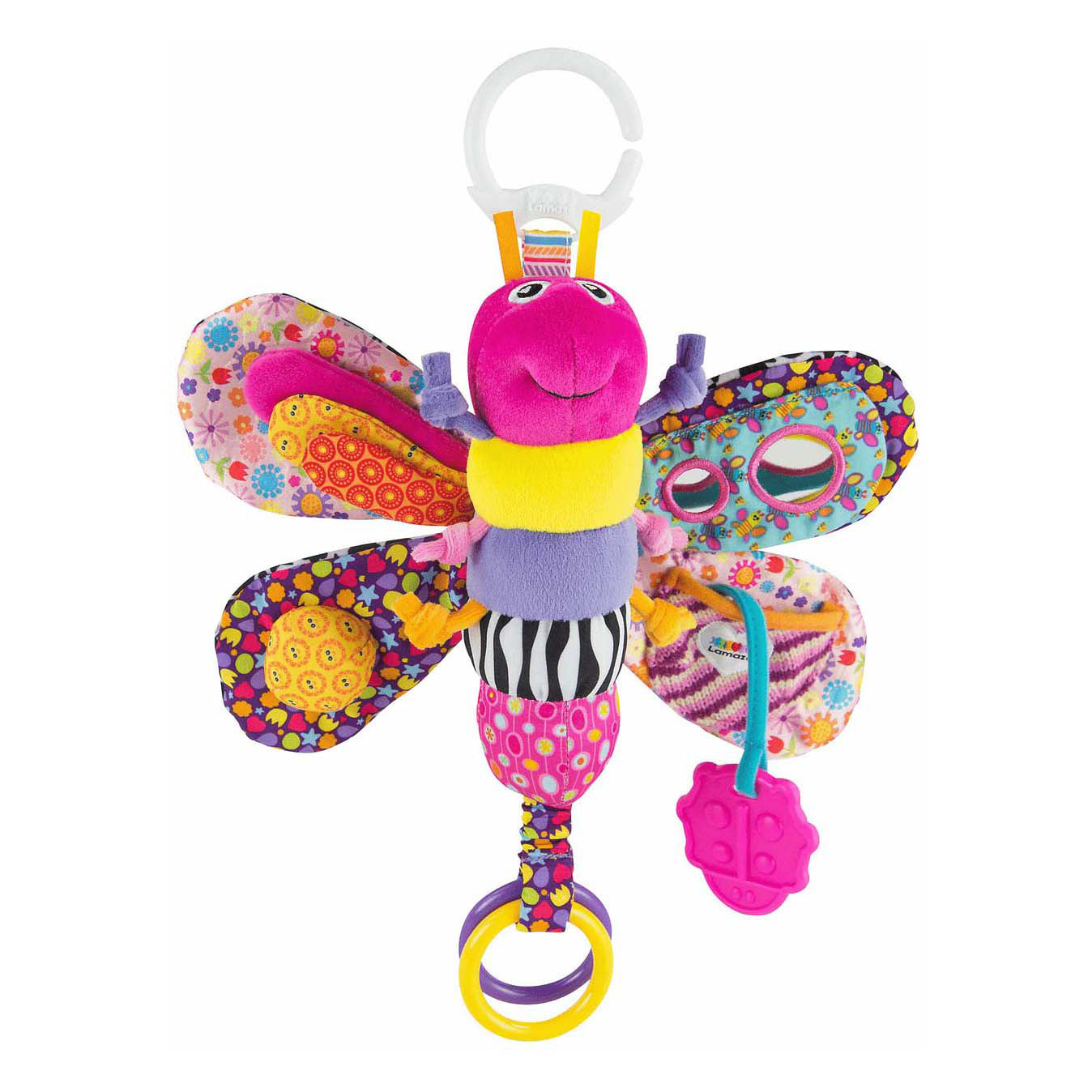 Lamaze fifi de vuurvlieg - grijp- en bijtspeelgoed - babyspeelgoed - knuffel - spelen en ontdekken