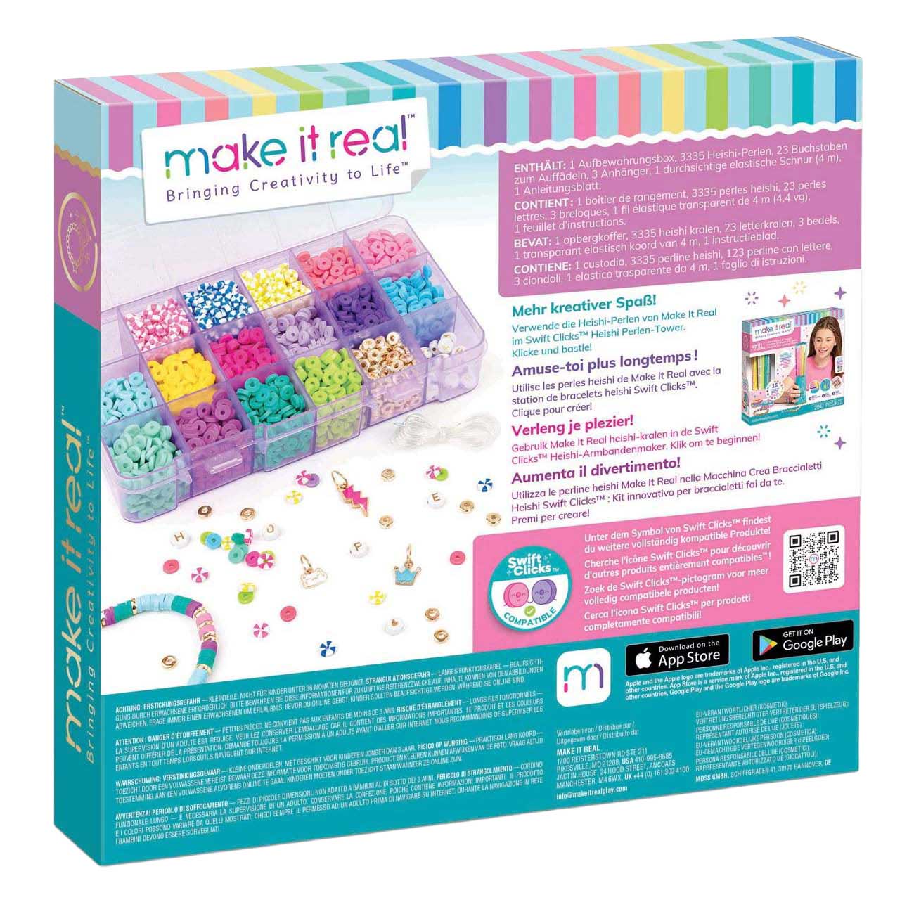 Spectron Make it real – Heishi Craze Perlenset mit Aufbewahrungsbox