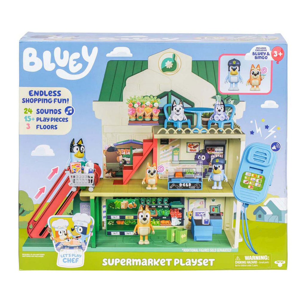 Spectron Bluey spielt Koch – Supermarkt-Spielset