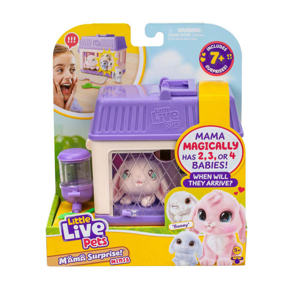 Little live pets - mama surprise mini - mama bunny krijgt 2 baby's en soms wel 3 óf 4 baby's