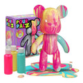 Gear2play pour palz large paint bear 'bubblegum pop' - gietverfset (roze, geel, turquoise)