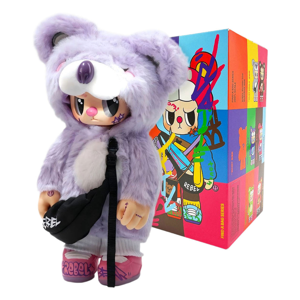 Spectron pop cuppo - rebel bear bag movable verzamelfiguren