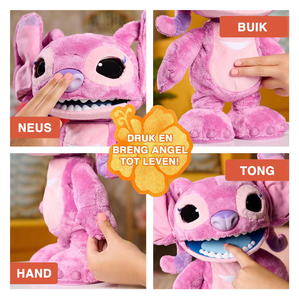 Spectron stitch ultimate angel interactieve knuffel