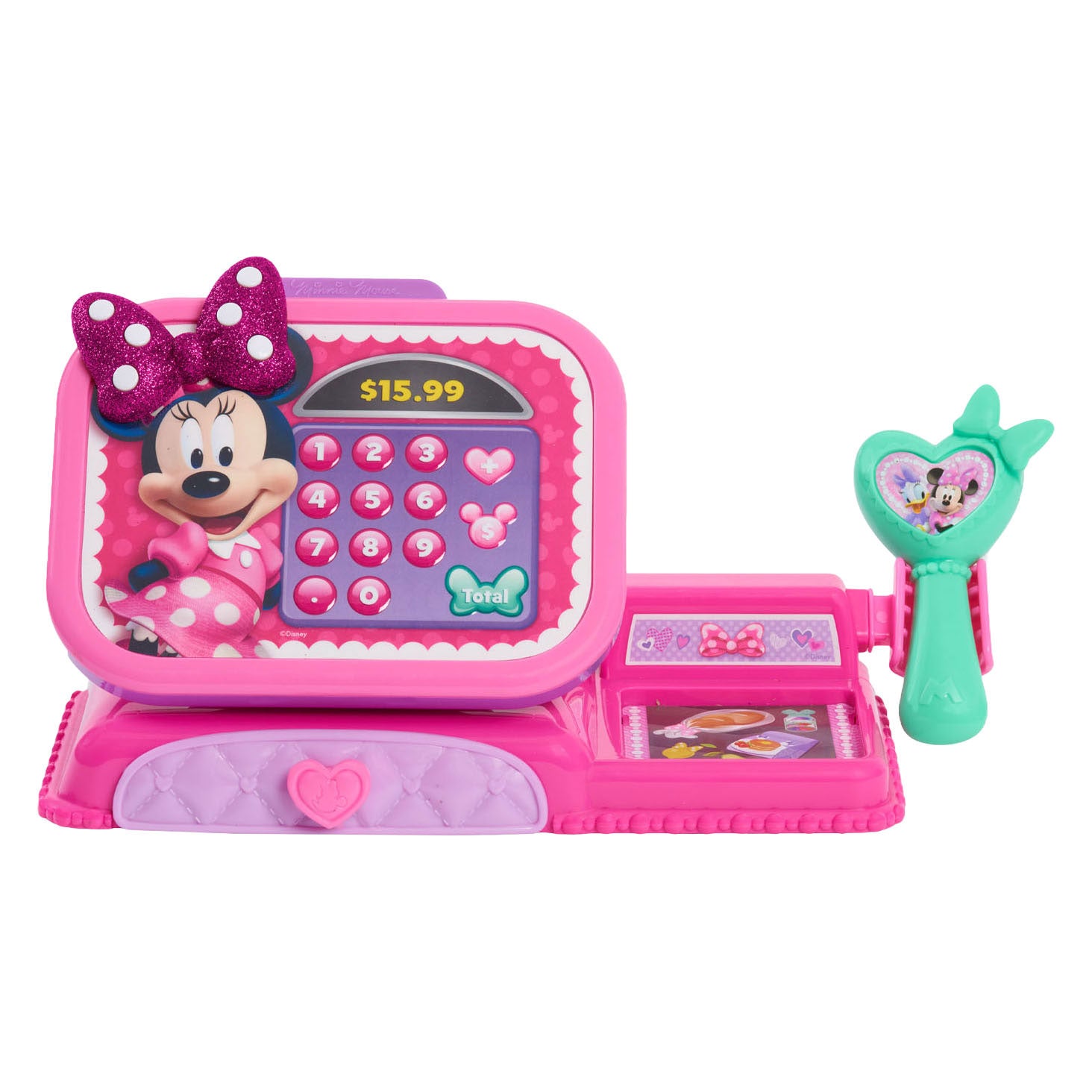 Spectron minnie bowtique speelgoedkassa met geluid - 10dlg.