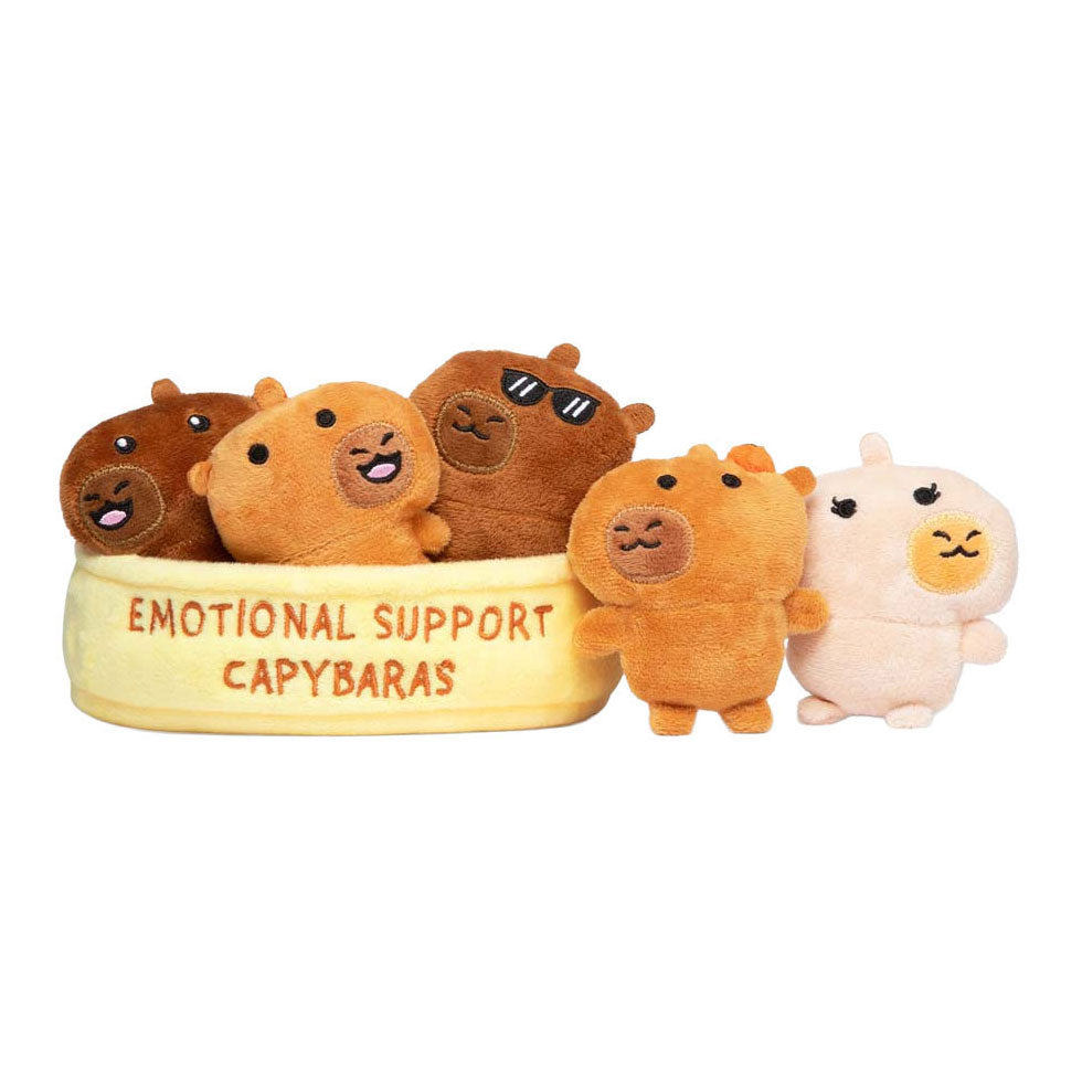 Just play emotional support capybaras knuffels - kawaii pluche set