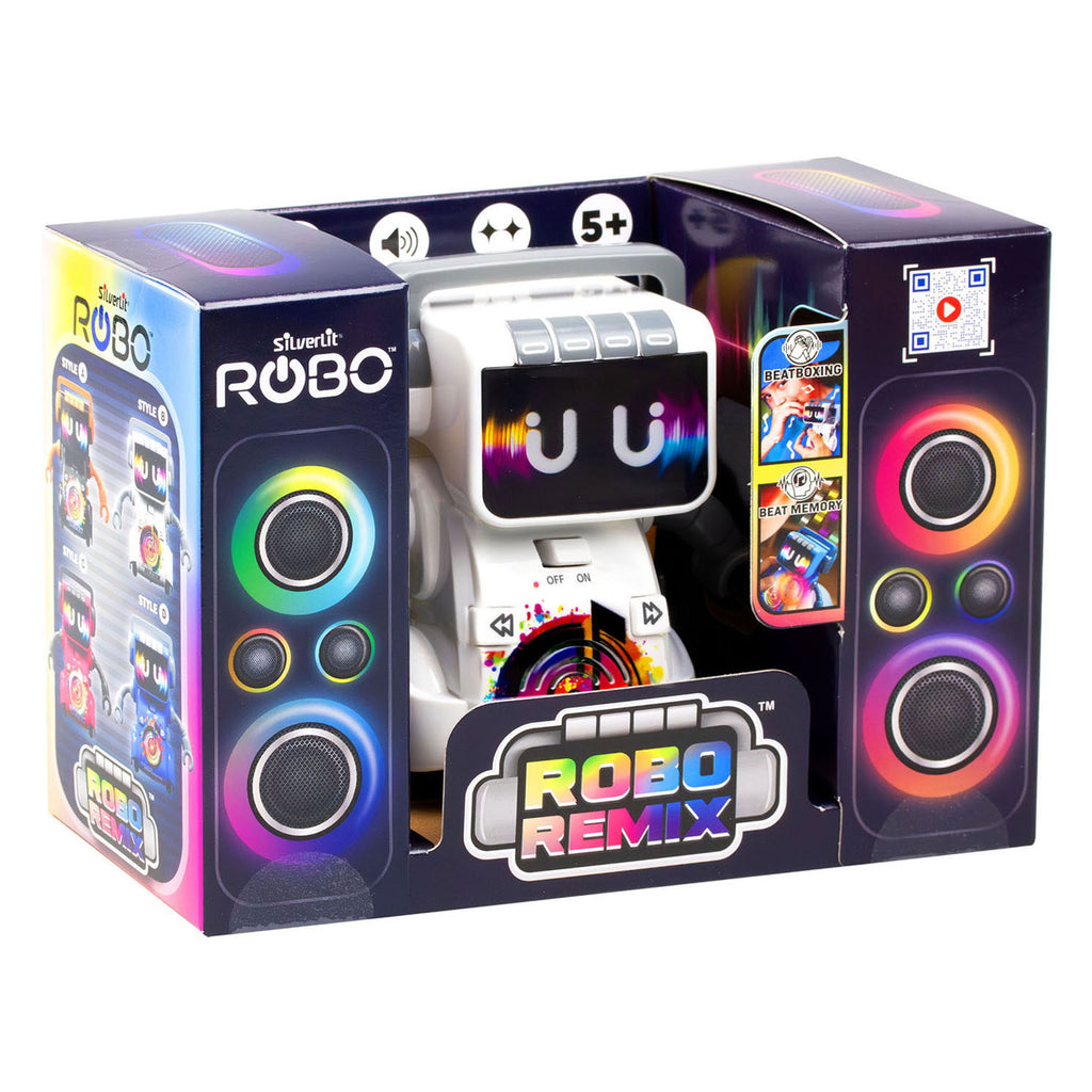 Silverlit robo remix wit dansrobot - incl. led verlichting