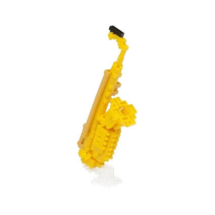 Nano Block Saxophon-Bausatz - 120 Teile.