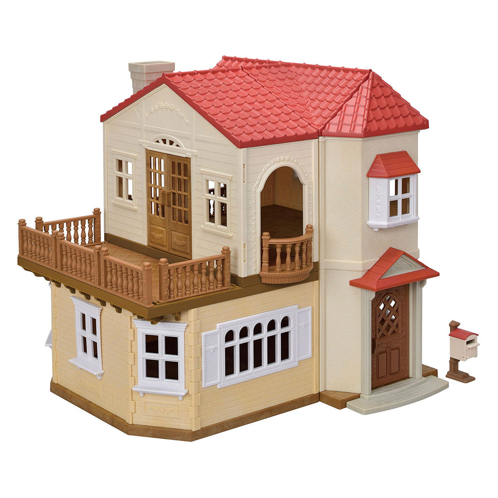 Sylvanian families 5708- groot poppenhuis met geheime speelkamer- poppenhuis- te combineren met startershuis ( 5567) tot een mega poppenhuis