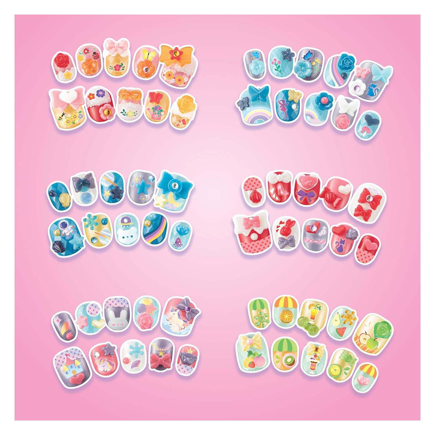 Aquabeads mehrfarbiges Nagelset