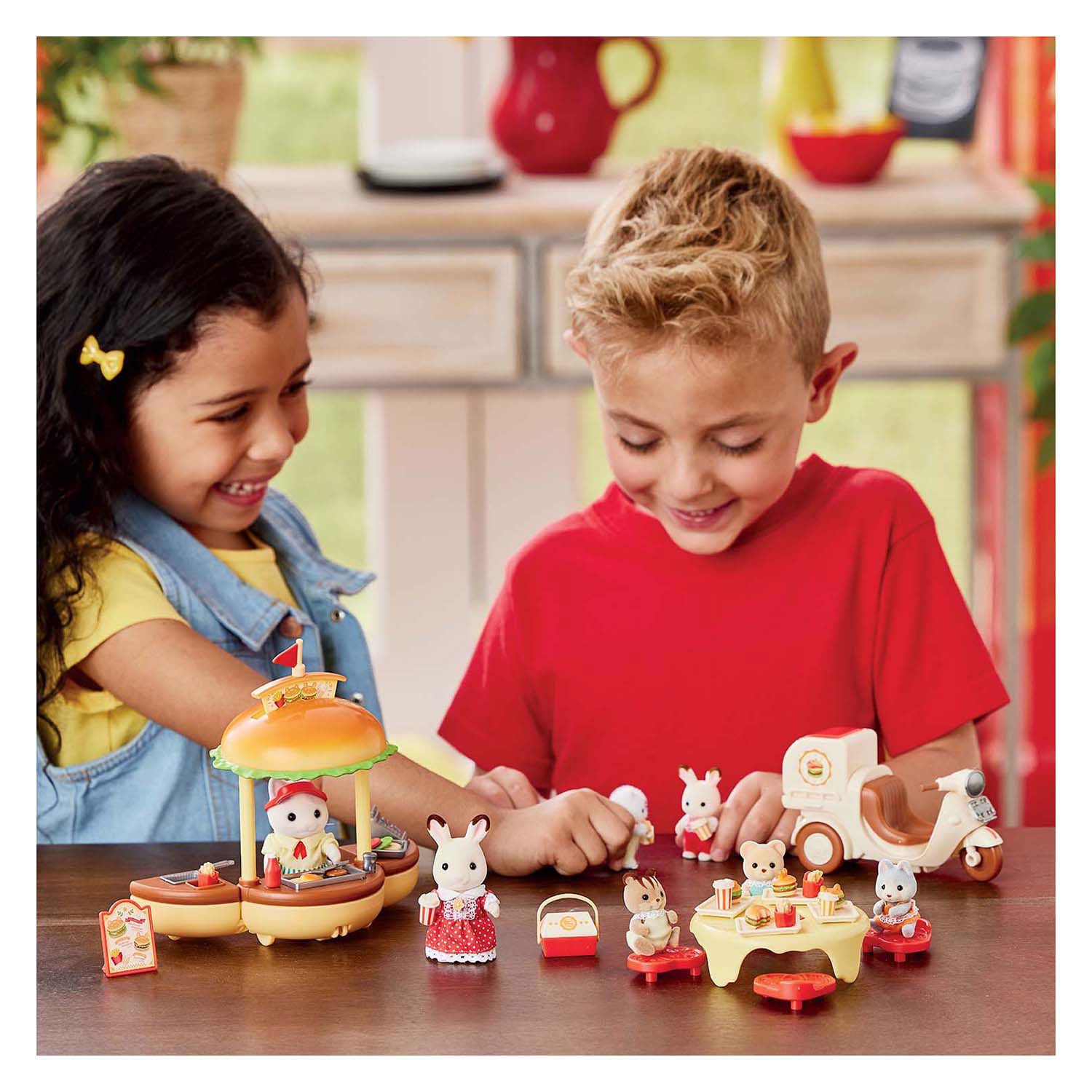 Sylvanian families 5757 hamburger stand