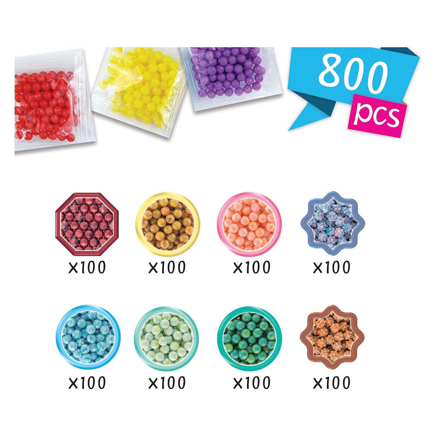 Aquabeads Nachfüll-Perlenmischung