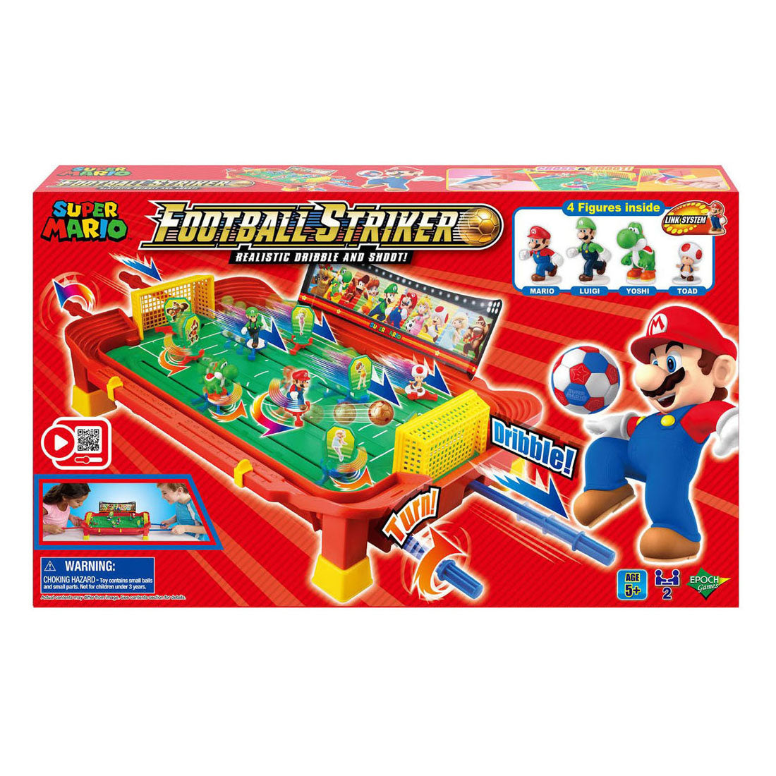 Epoch toys super mario football striker - tafelvoetbal