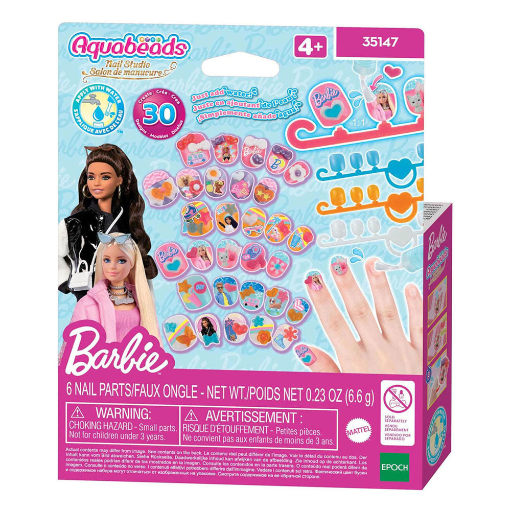 Aquabeads nagelstudio barbie navullingsset