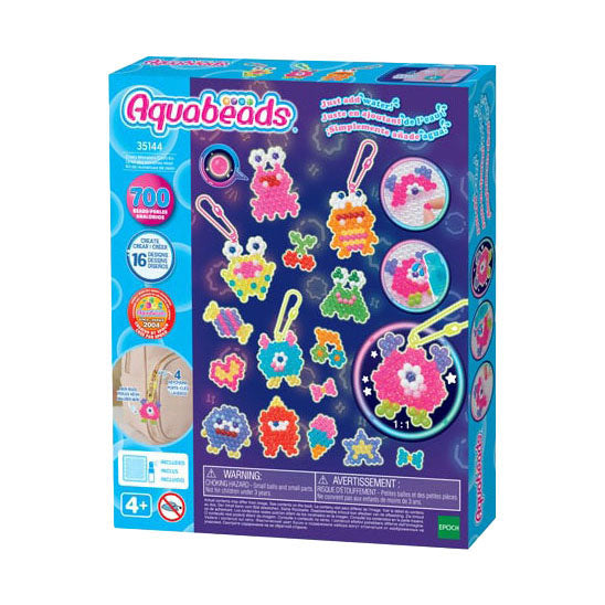 Aquabeads neon gekke monsters set- kleurrijke parels die magisch aan elkaar plakken door water