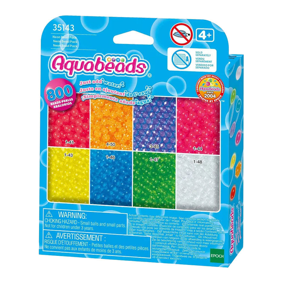 Aquabeads navulling neonkleuren