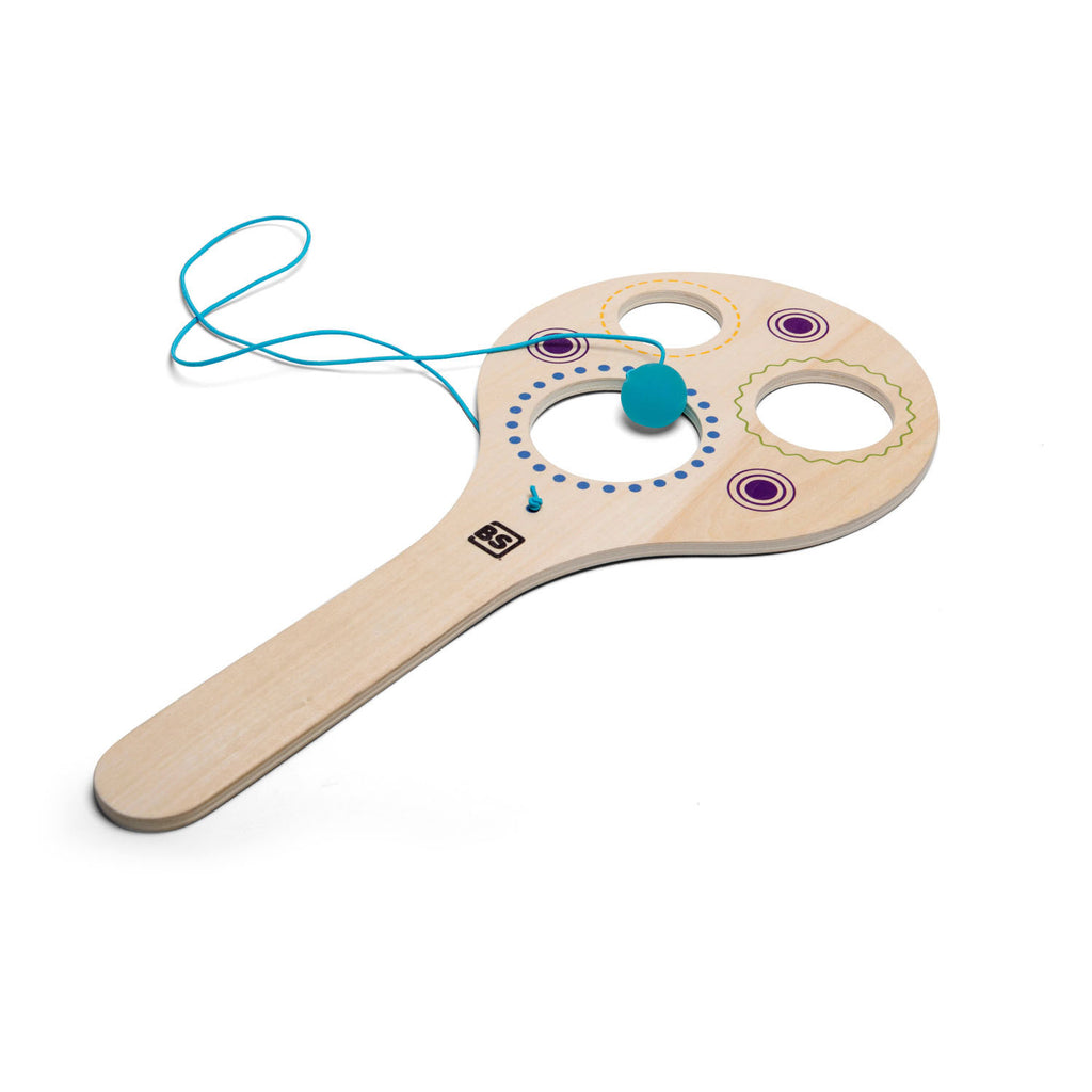 Bs toys zwaai en swing houten racket - buitenspel