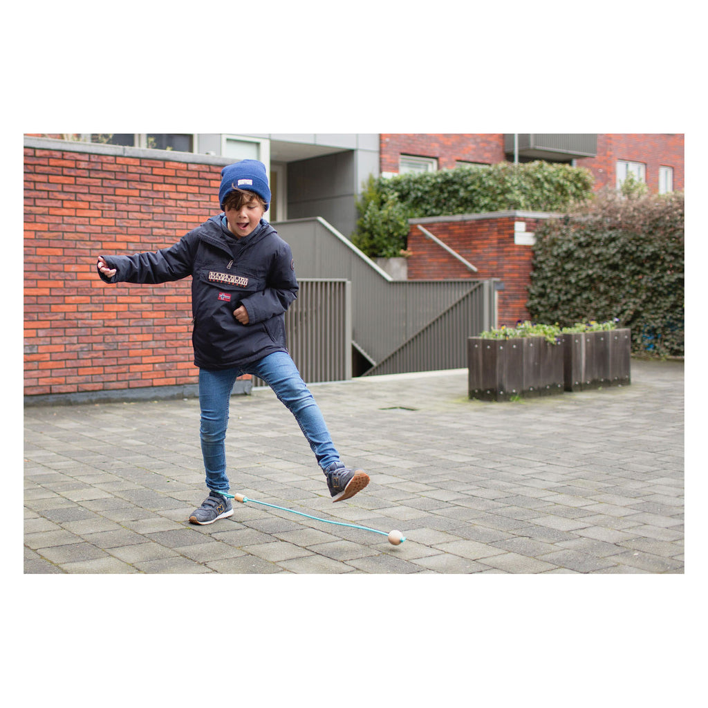 Bs toys enkelspringbal blauw