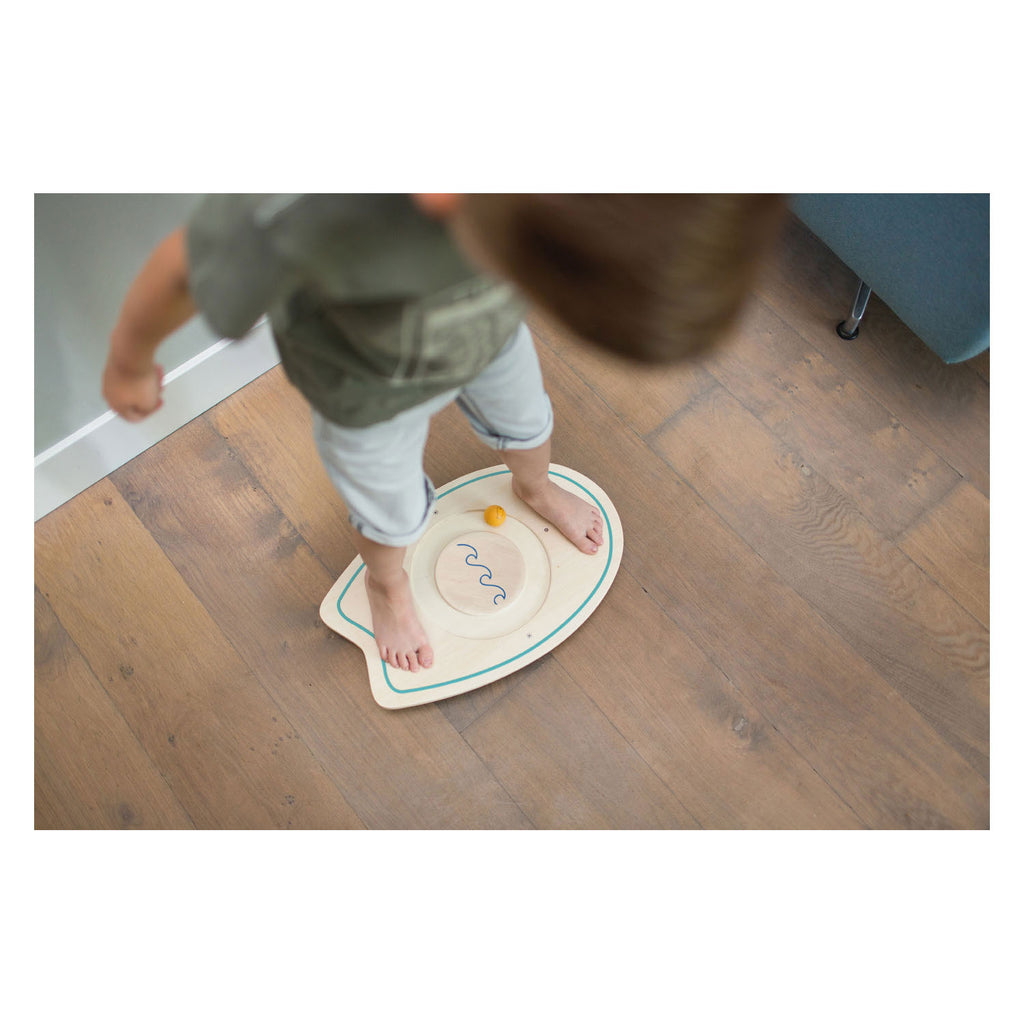 BS Toys Balance Surfboard Holz - Gleichgewichtsspiel