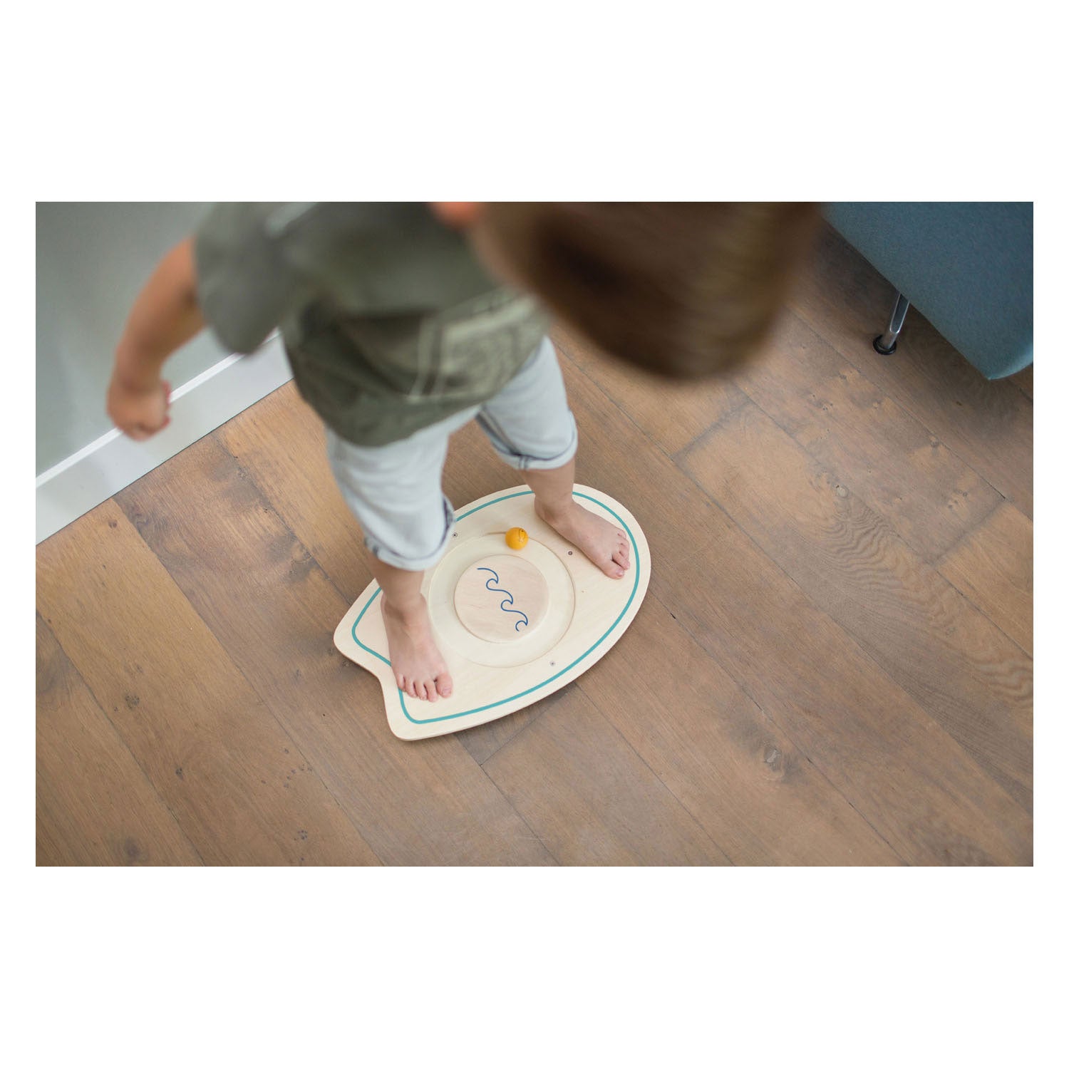BS Toys Balance Surfboard Holz - Gleichgewichtsspiel