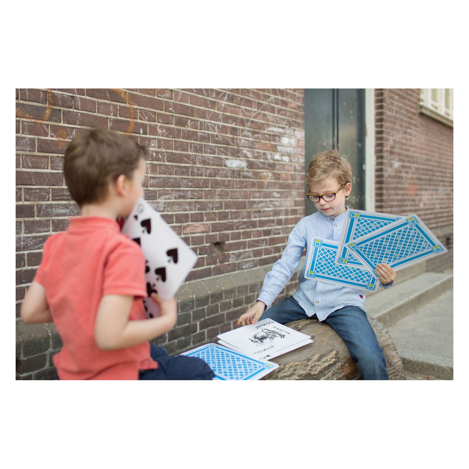 Bs Toys große Spielkarten, 54 Stück.
