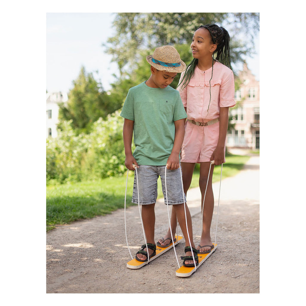 Bs toys houten loopski's voor 2 personen, 90cm