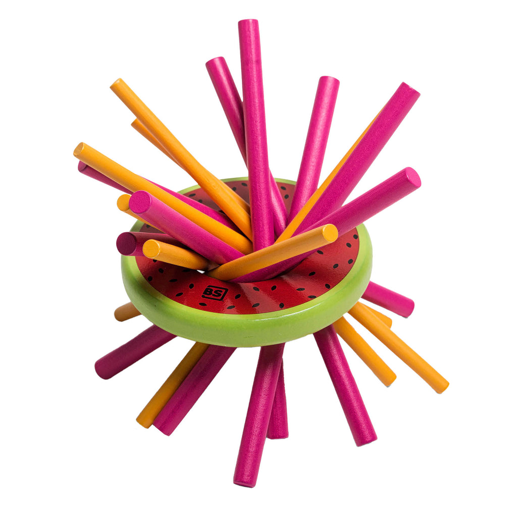 BS Toys Mikado Melonen-Holzspiel, 31 Teile.