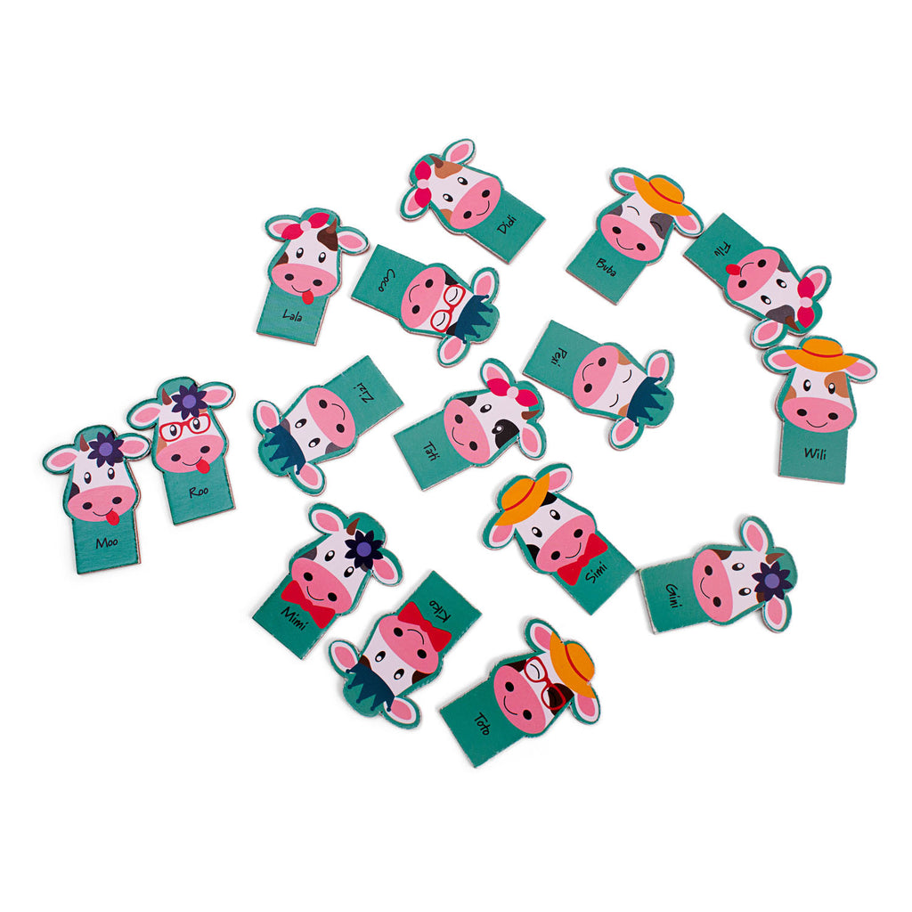 Bs toys welke koe ben ik houten spel