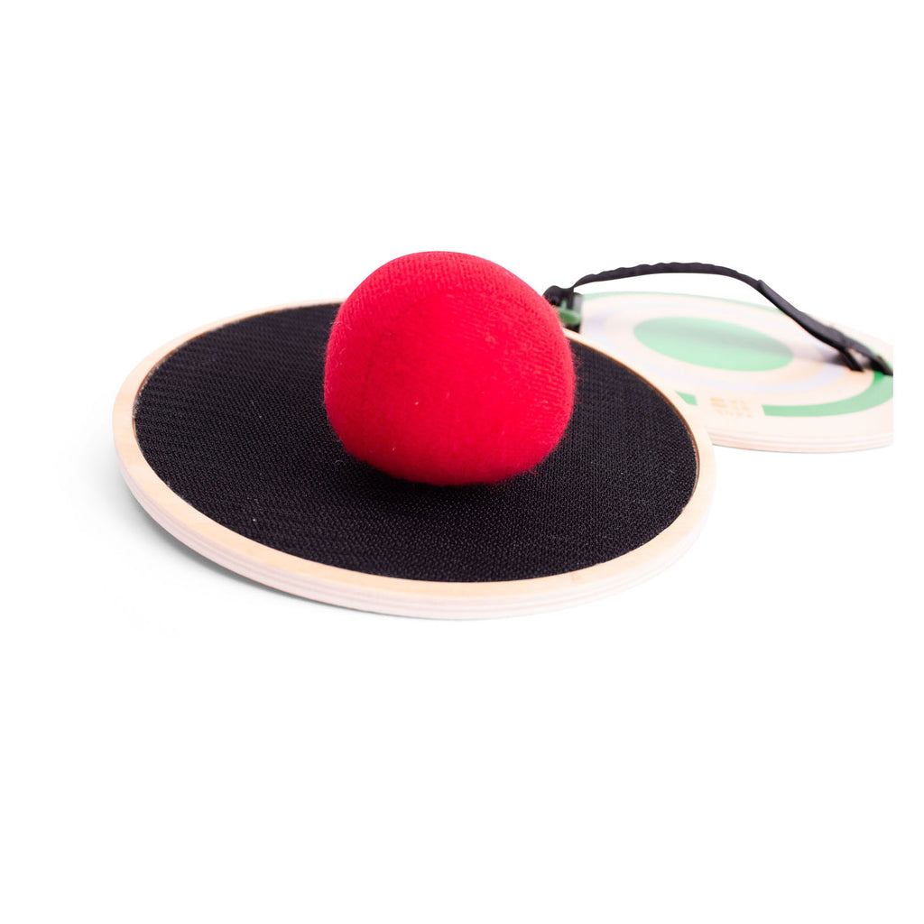 Bs toys vang spel - houten speelgoed - sport - vang werpspel met klittenband