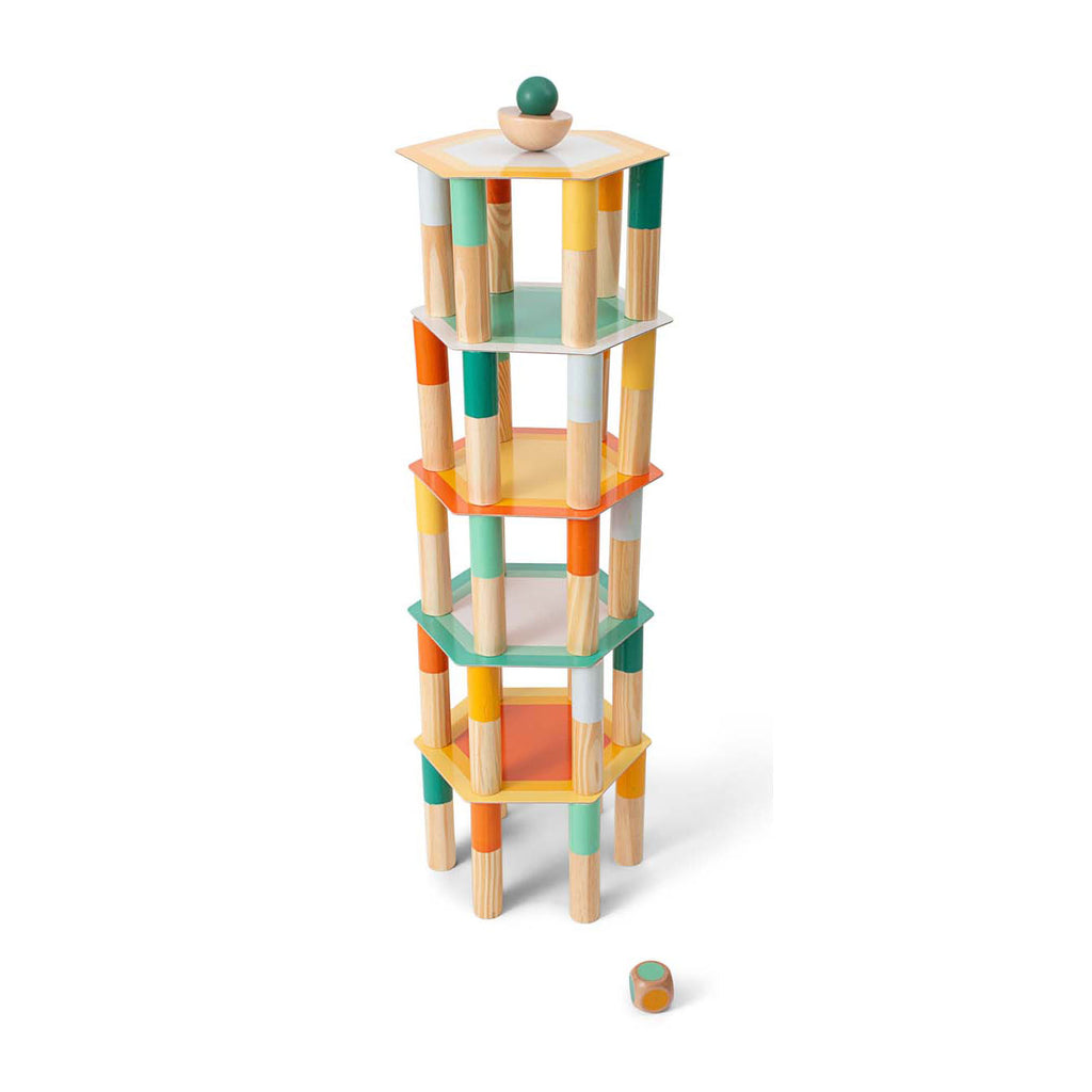 BS Toys Mega-Balance-Spiel aus Holz, 38-teilig.