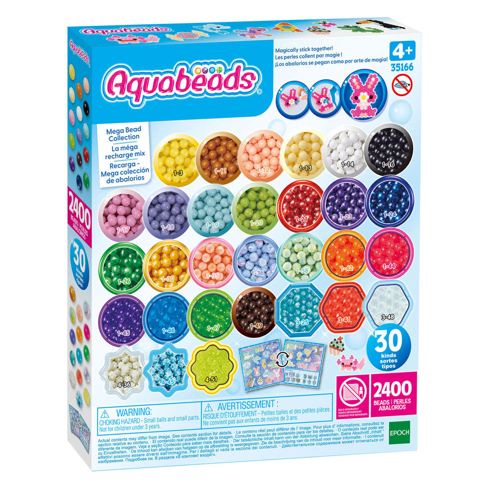 Epoch aquabeads mega kralen set 30 soorten - 2400 kralen