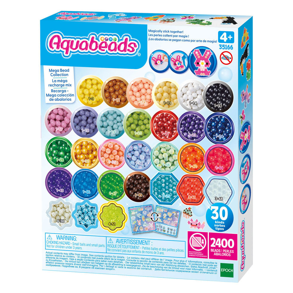 Epoch aquabeads mega kralen set 30 soorten - 2400 kralen