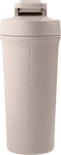 Aya ida - shaker bottle - drinkfles - sport - fitness - shakebeker - 750ml - cream beige