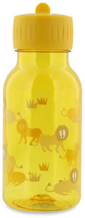 Trixie drinkfles met print – lively lion - tritan™ waterfles voor kinderen – 350ml - lekvrije fles
