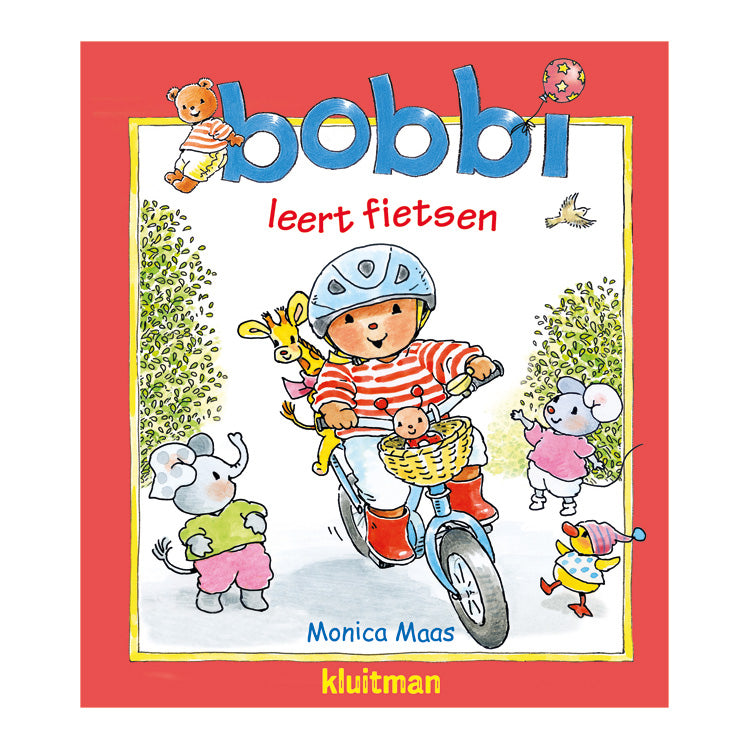 Kluitman bobbi leert fietsen