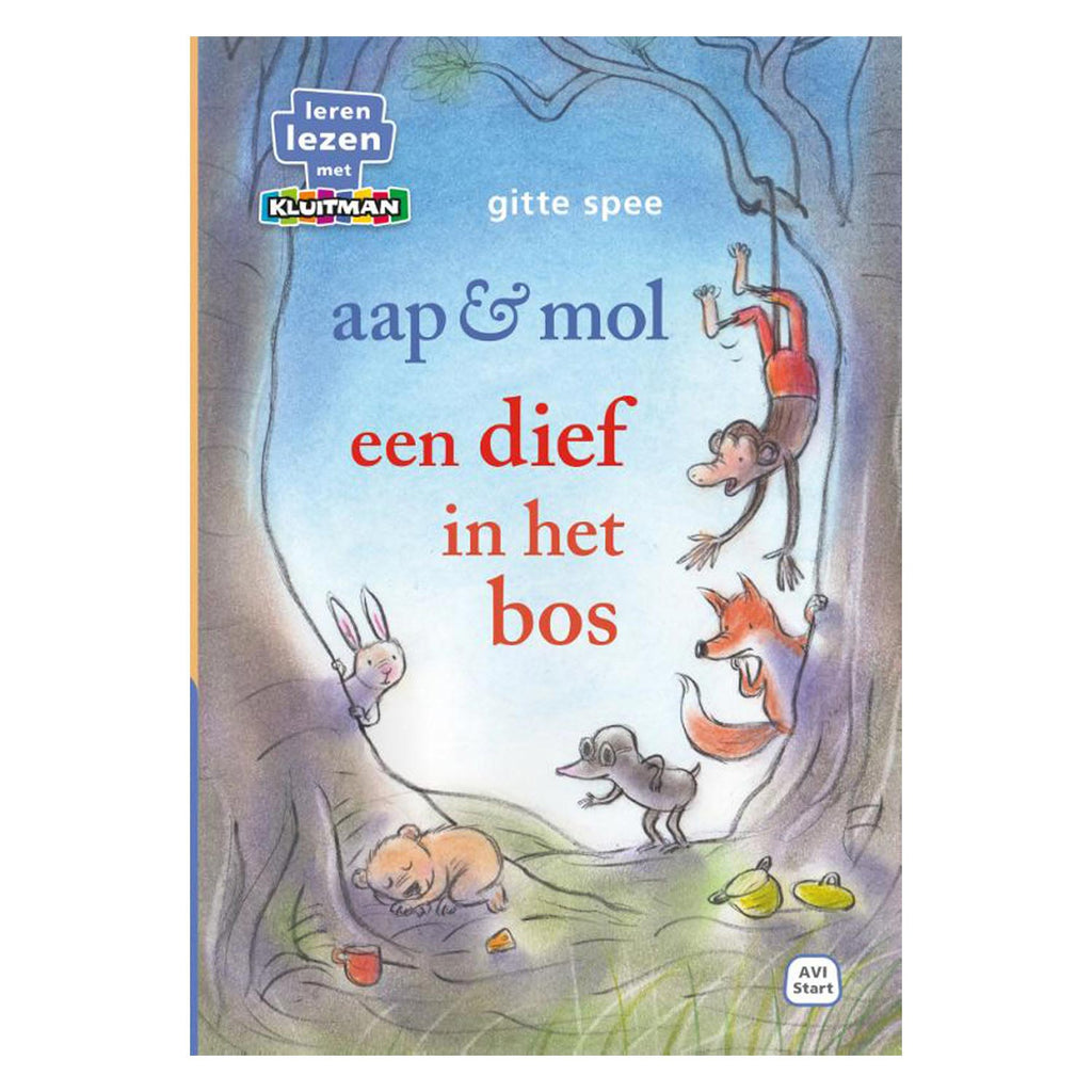 Kluitman aap mol - een dief in het bos