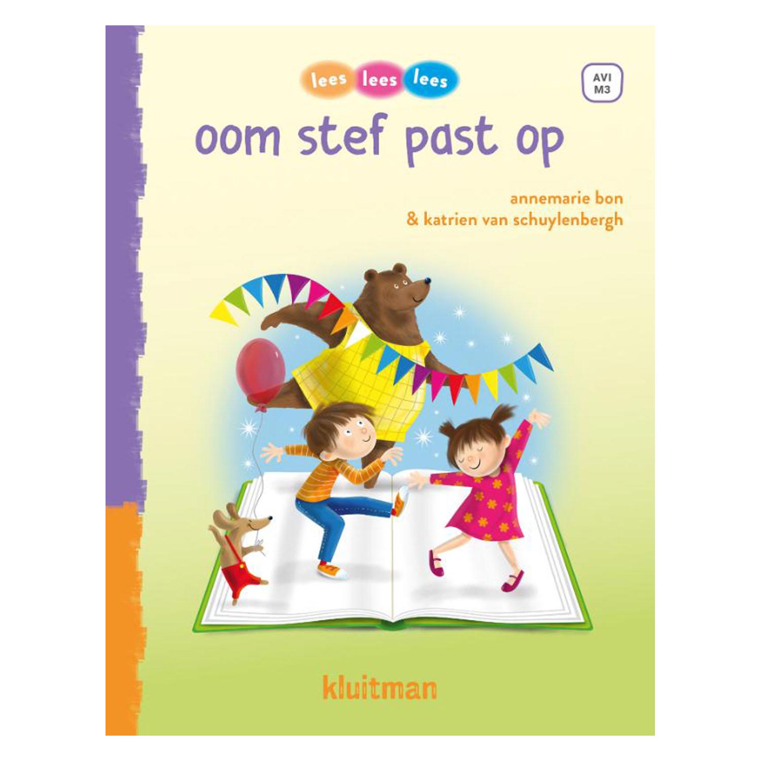 Kluitman Publisher Lesen Lesen Lesen Onkel Stef Fits (AVI-M3)