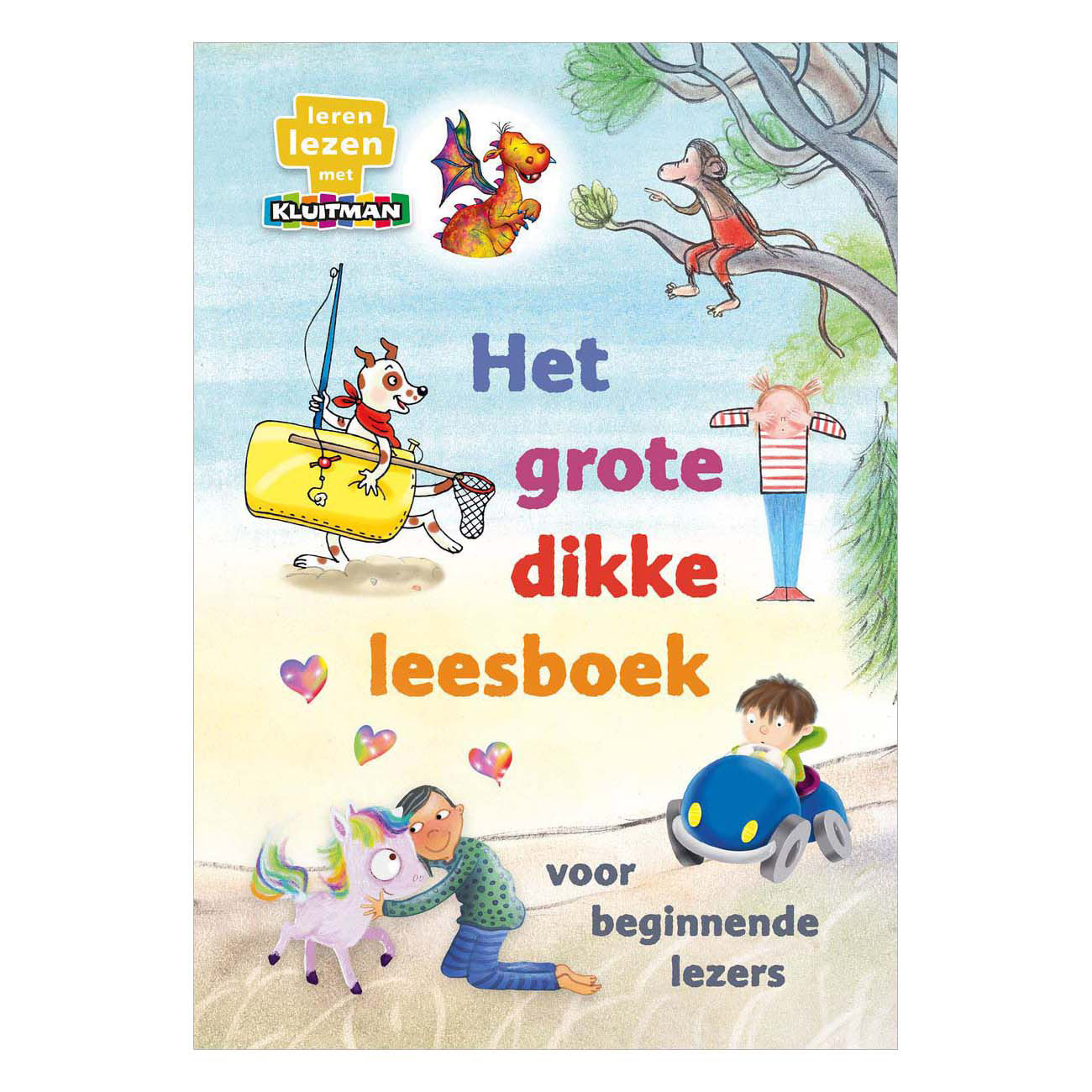 Uitgeverij kluitman het grote dikke leesboek voor beginnende lezers - avi-start, m3 en e3