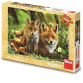 Dinotoys dino puzzel - moedervos met welpje - 300 xl stukjes