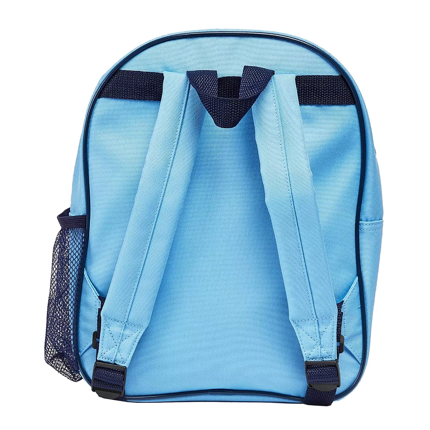 Rucksack mit blauer Fronttasche