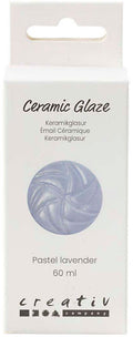 Creativ company keramiek glazuur 984-1101 c dekkend pastel lavender - 60ml