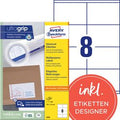 Merkloos sans marque huismerk avery 3426 universele etiket 105x70mm