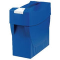 Opbergdoos voor ordners swing han polystyreen 397x154x347mm blauw