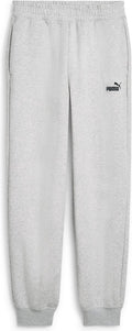 Puma ess small no. 1 logo comfort high-waist sweatpants fl cl dames joggingbroek - light gray heather m