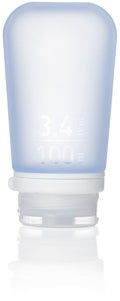 Human gear - gotoob+ - large - 100ml - blue - reisflesje - flacon - lichtgewicht - lekvrij - herbruikbaar