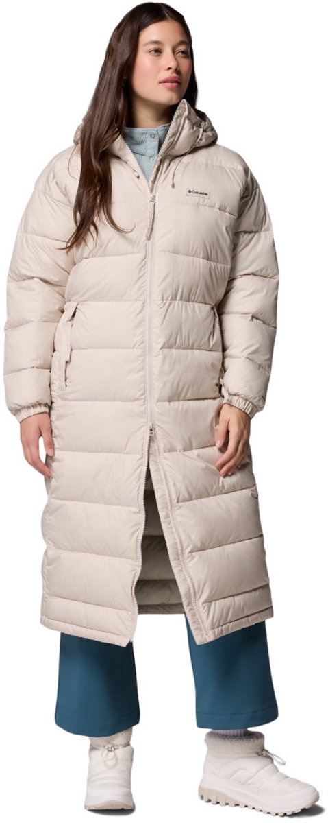 Columbia pike lake™ iii long jacket dames outdoorjas - dark stone