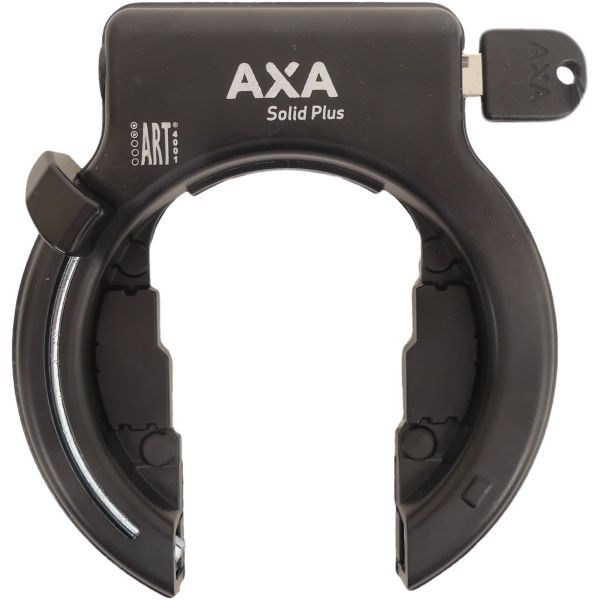 Axa ringslot solid plus zwart (kaart)