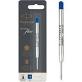 Parker balpenvullingen | medium punt (1,0mm) | blauwe quinkflow inkt | 1 stuk
