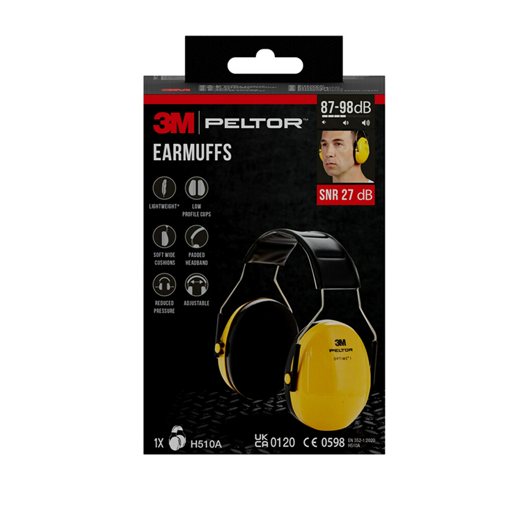 3m ™ peltor™ optime™ comfort gehoorkap h510a (87-98 db) | 1 stuk